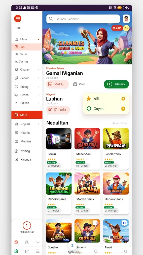 Karakter yang bervariasi dan menarik untuk dipilih.