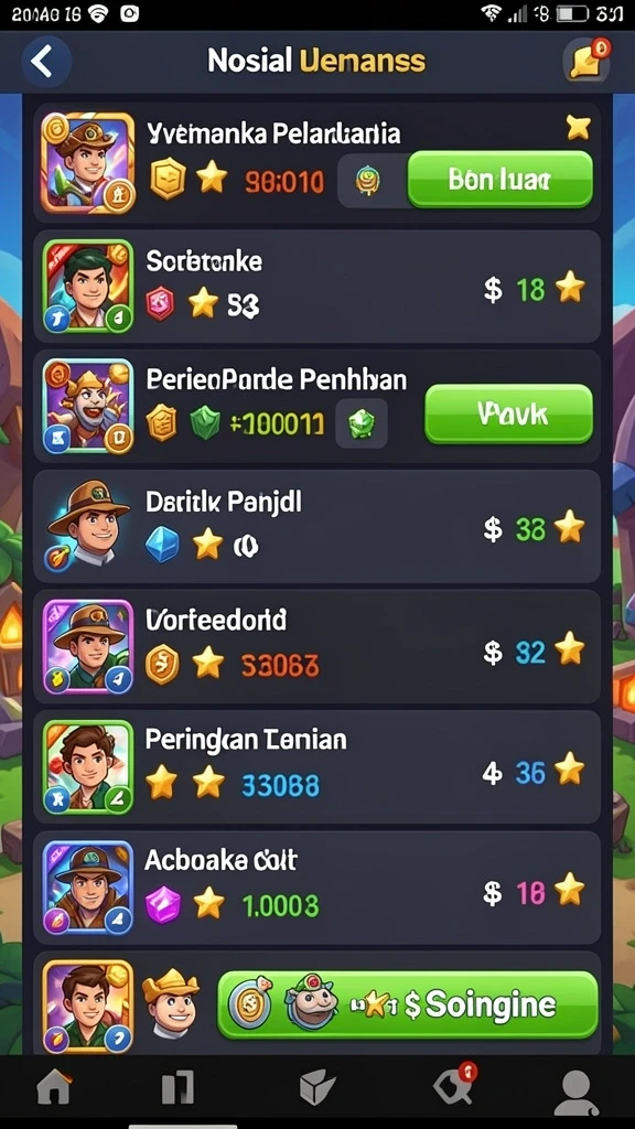 Gambaran antarmuka pengguna yang memukau dan intuitif.