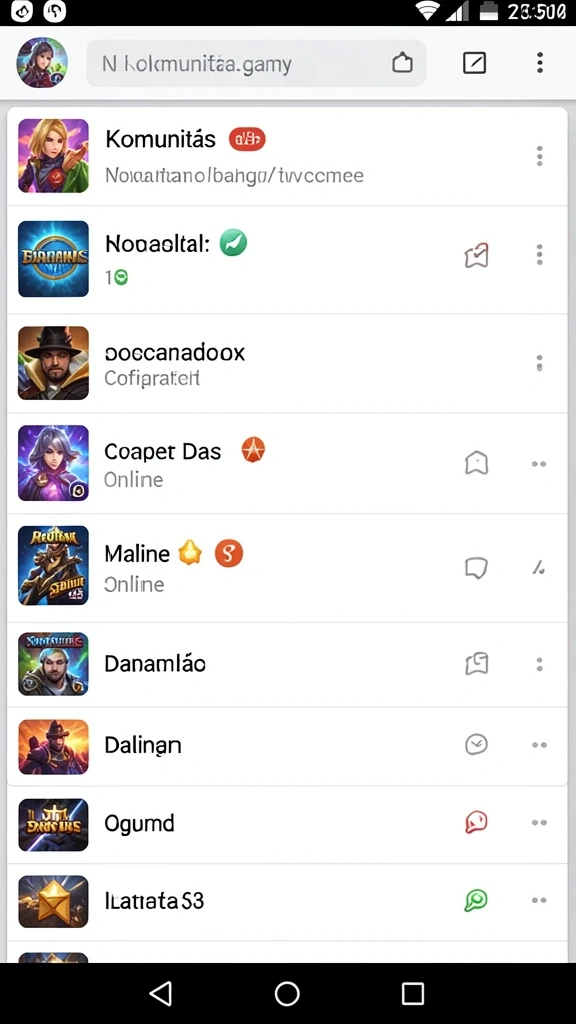 Screenshot menunjukkan tampilan antarmuka utama yang menarik.