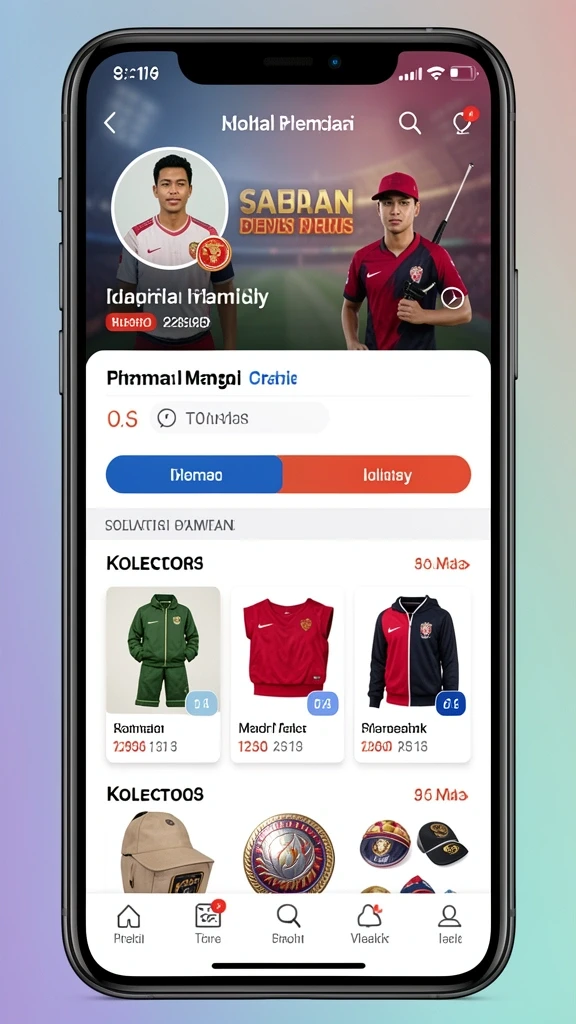 Screenshot misi dengan latar belakang yang indah.