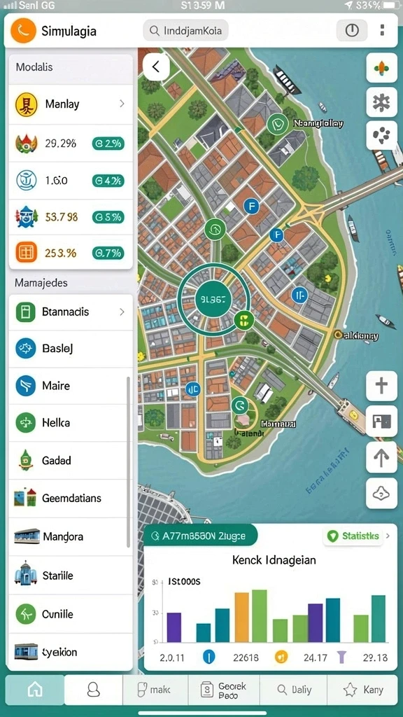 Screenshot menampilkan antarmuka permainan yang intuitif.