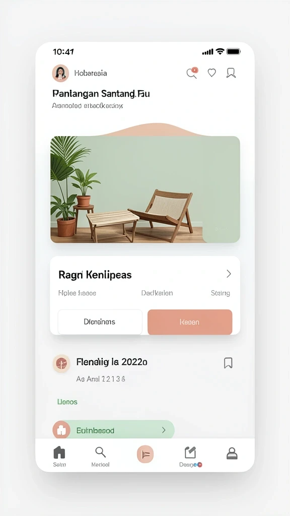 Tampilan awal yang memukau dengan tema batik.