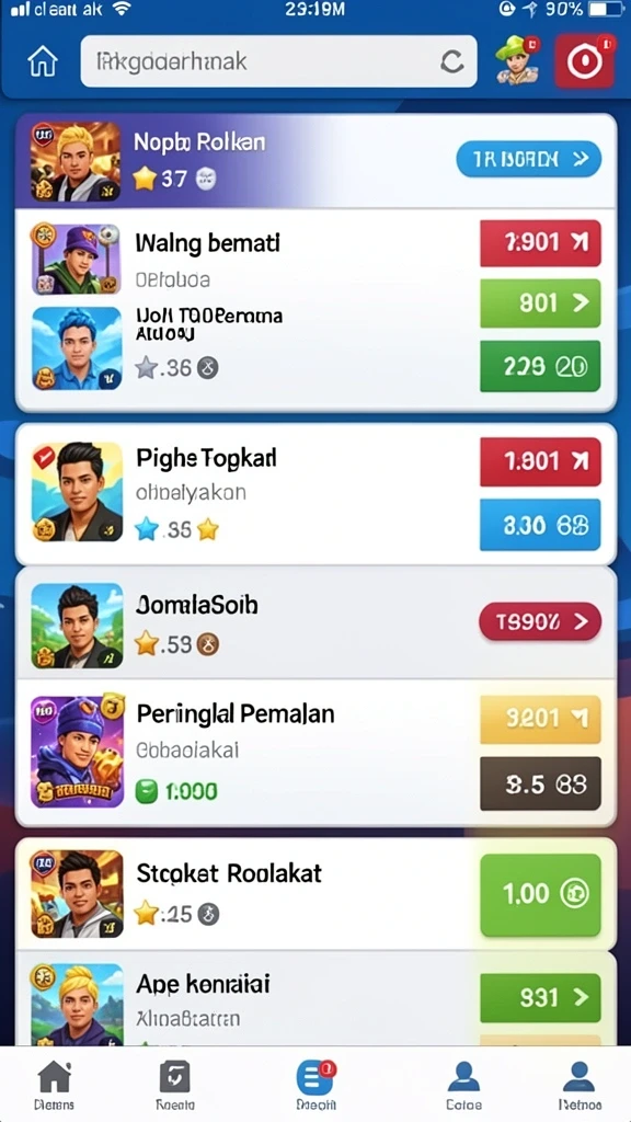 Tampilan antarmuka yang user-friendly dan menarik.