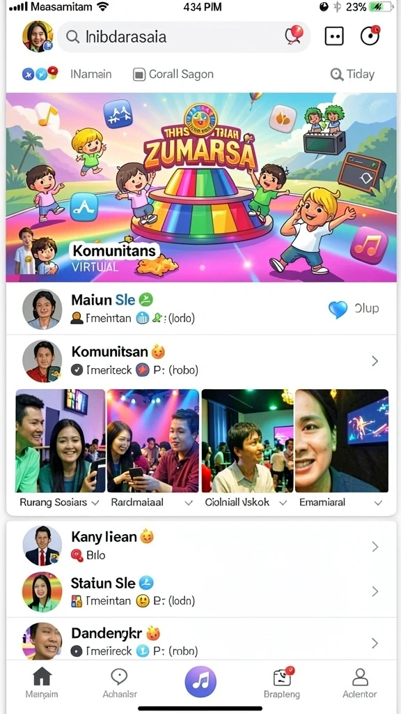 Tampilan menu bonus dan promo menarik untuk para pemain.