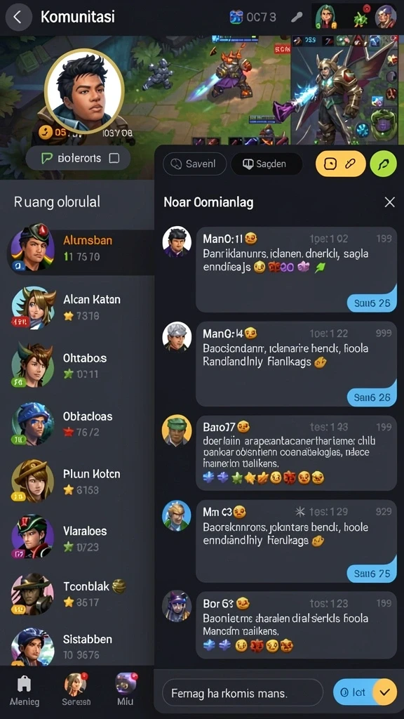 Tampilan awal permainan yang menarik.