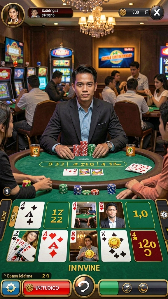 Fitur live chat untuk interaksi antar pemain.