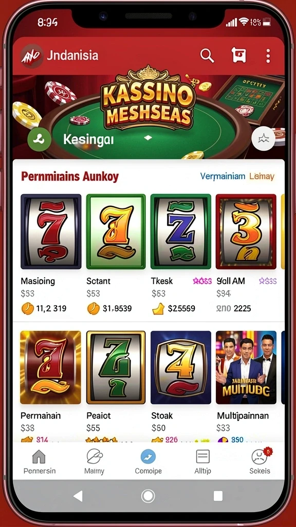 Beragam permainan menarik untuk dipilih.