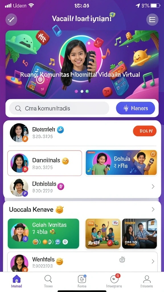 Tampilan layar utama DEWANAGA77 yang menarik.
