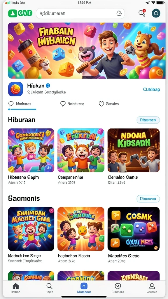 Tampilan antarmuka yang menarik dan intuitif.