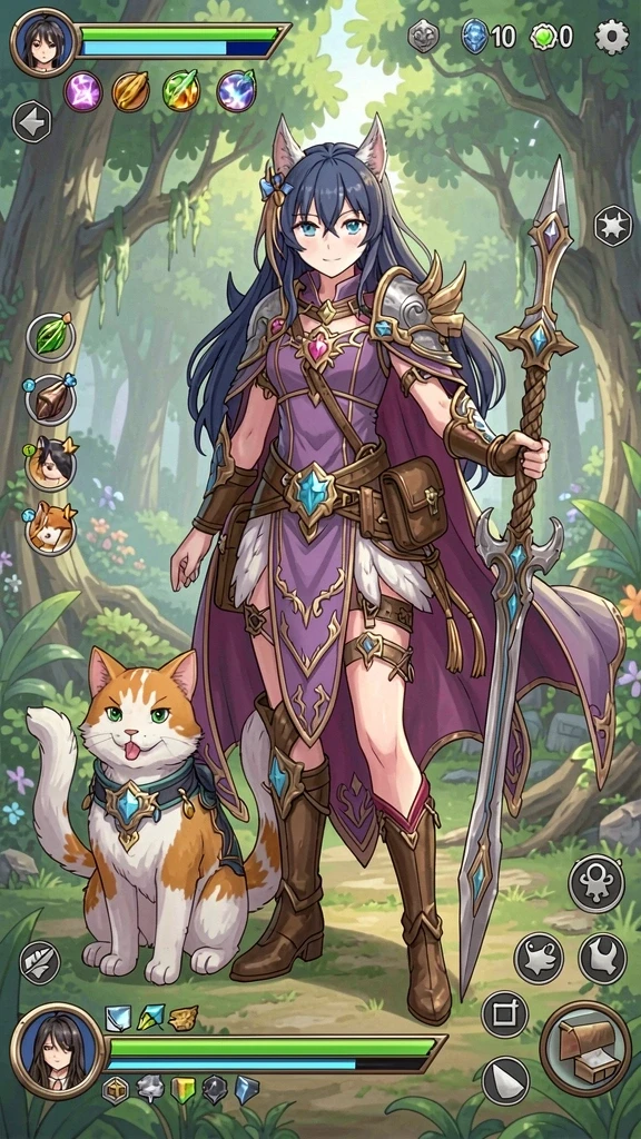 Screenshot menampilkan grafis cantik pada mesin slot.
