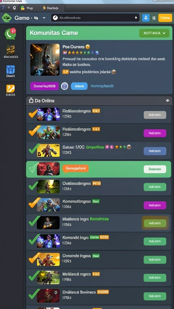 Tampilan utama permainan IDPKING yang menarik.