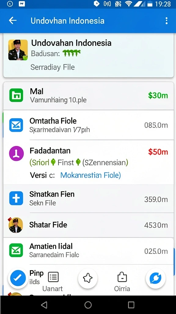 Tampilan antarmuka yang user-friendly.