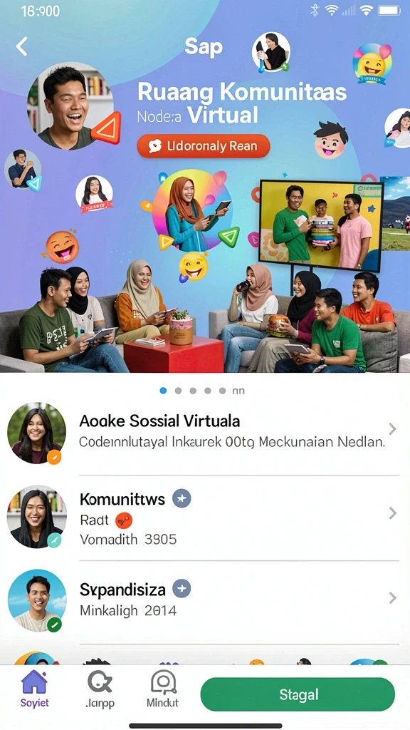 Tampilan antarmuka yang menarik dan intuitif.