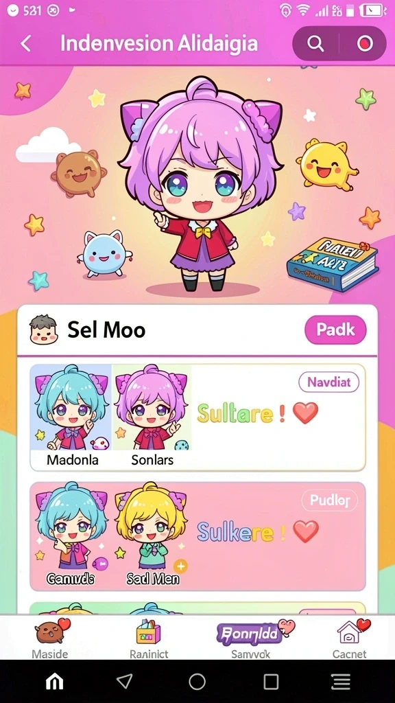 Beragam pilihan tema permainan slot.