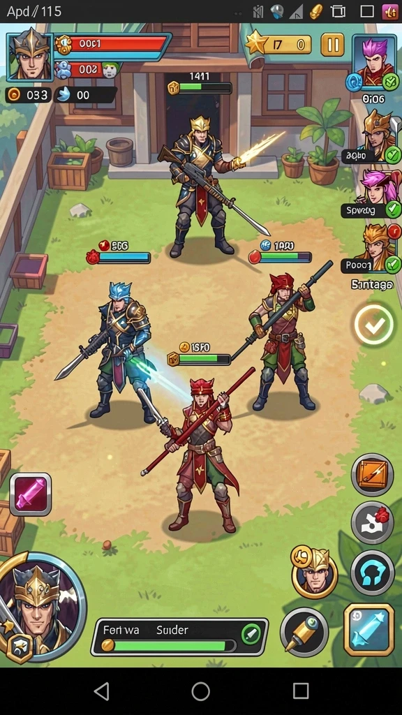 Fitur multiplayer untuk bermain dengan teman dan pemain lain.