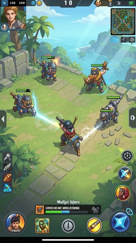 Pengalaman bermain multiplayer yang seru.