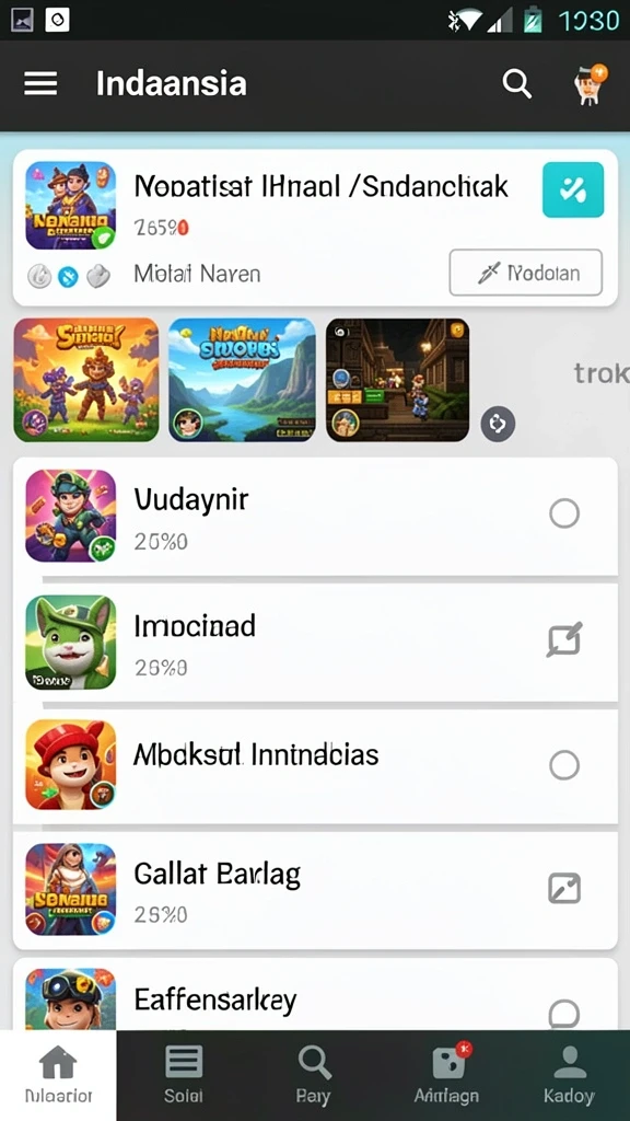 Mode permainan yang beragam untuk semua pemain.