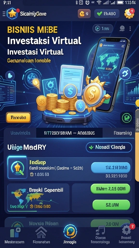Tampilan awal yang menarik dan informatif.