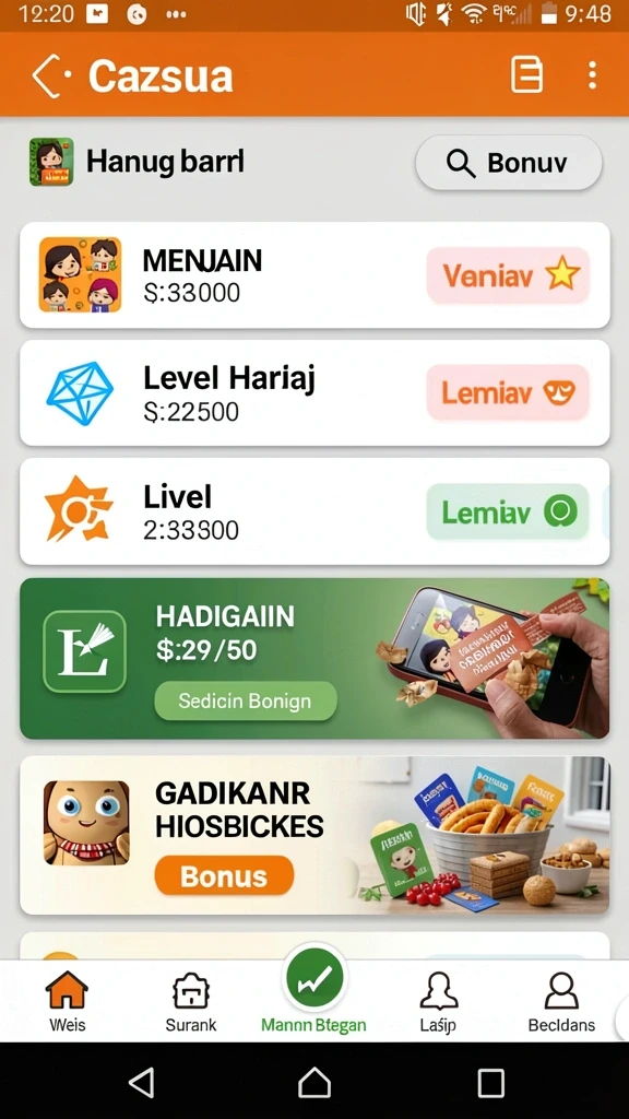 Tampilan awal yang menarik dengan pemandangan perkebunan.