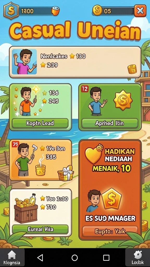 Komunitas aktif pemain yang siap berbagi tips.