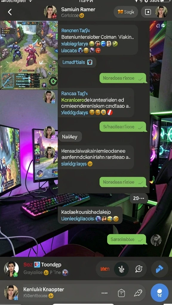 Screenshot peta dunia yang luas dan indah.