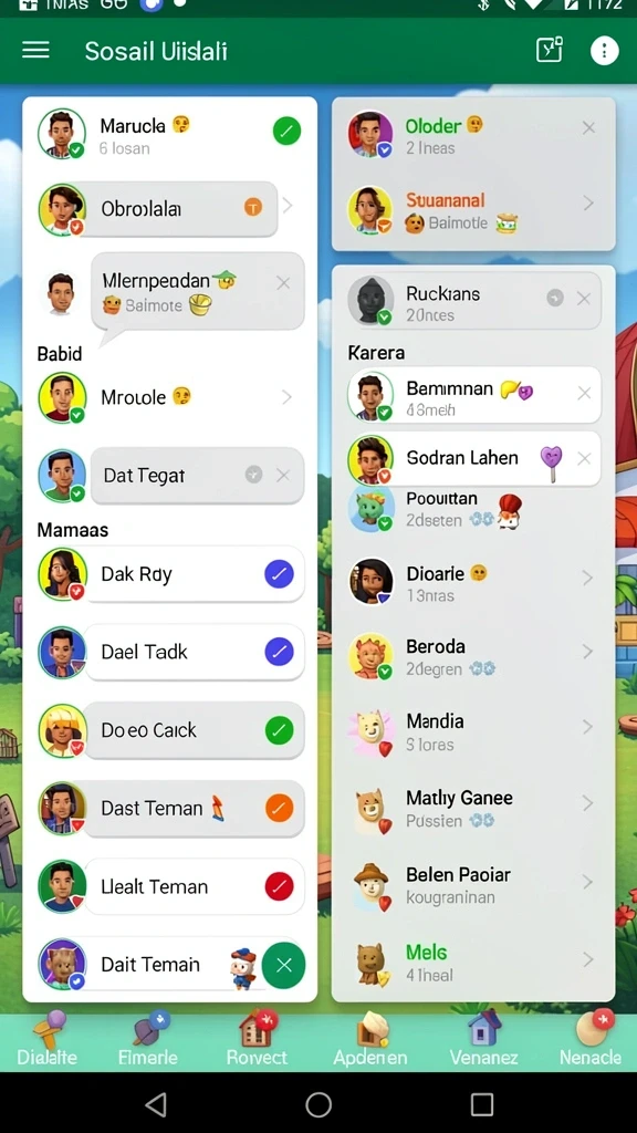 Tampilan utama aplikasi dengan menu yang intuitif.