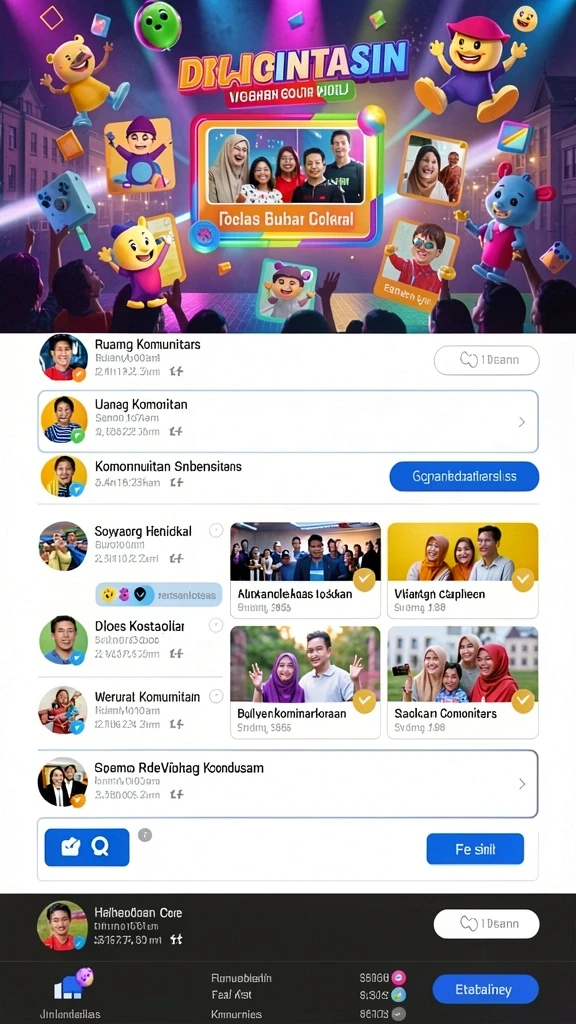 Beragam permainan menarik yang bisa dipilih.