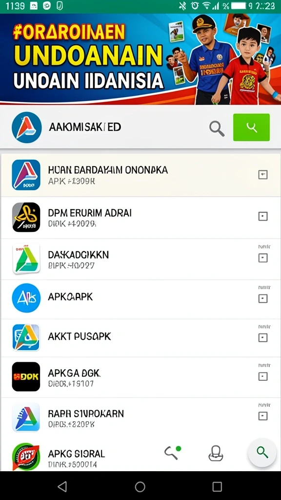 Tampilan antarmuka yang modern dan menarik.