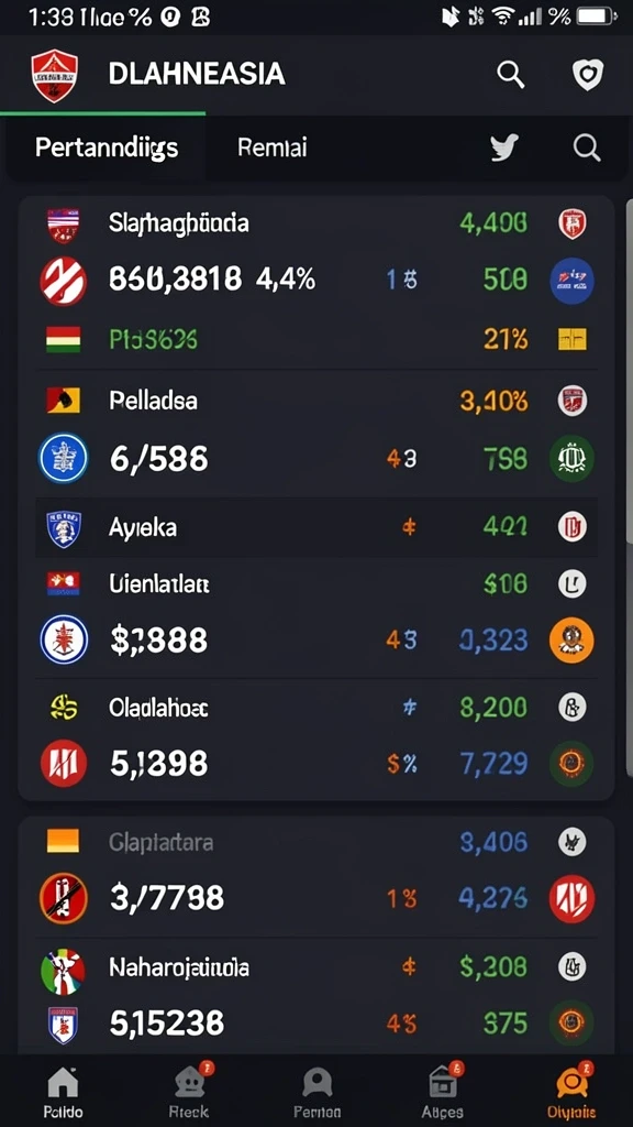 Fitur turnamen yang seru dan kompetitif.