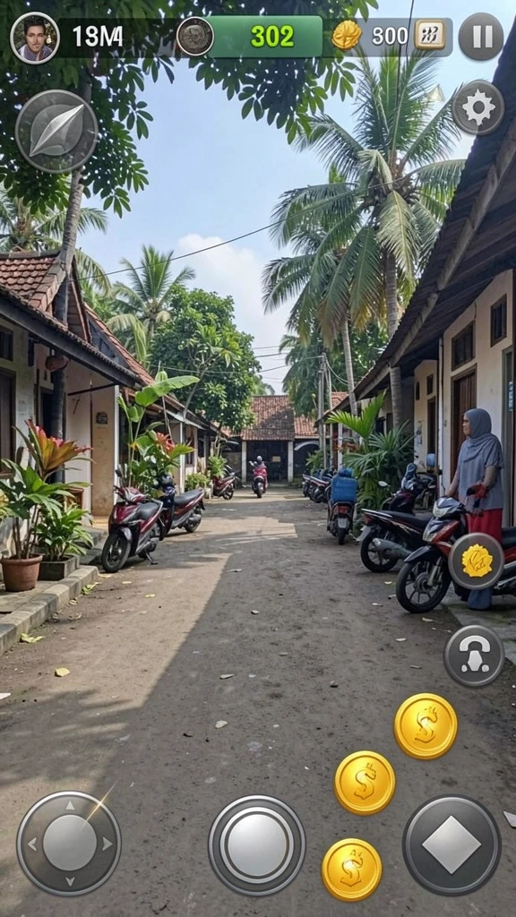 Tampilan grafis yang memukau di V98.